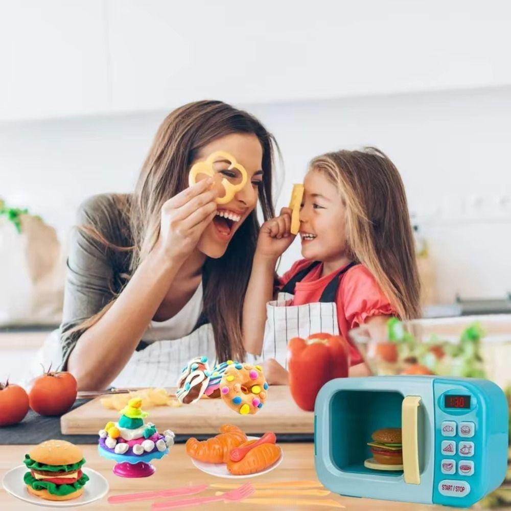 Creative Household Appliances Toys DIY Oven Kitchen Toys Simulation Microwave Toy Children's Gifts