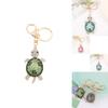 Charming Zinc Alloy Turtle Keyring With Shiny Crystals Great For Friends And Loved Ones