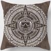 Загадочные винтажные наволочки с религиозными символами йоги, домашний декор, housse de coussin cojines Decorativos для дивана-подушки