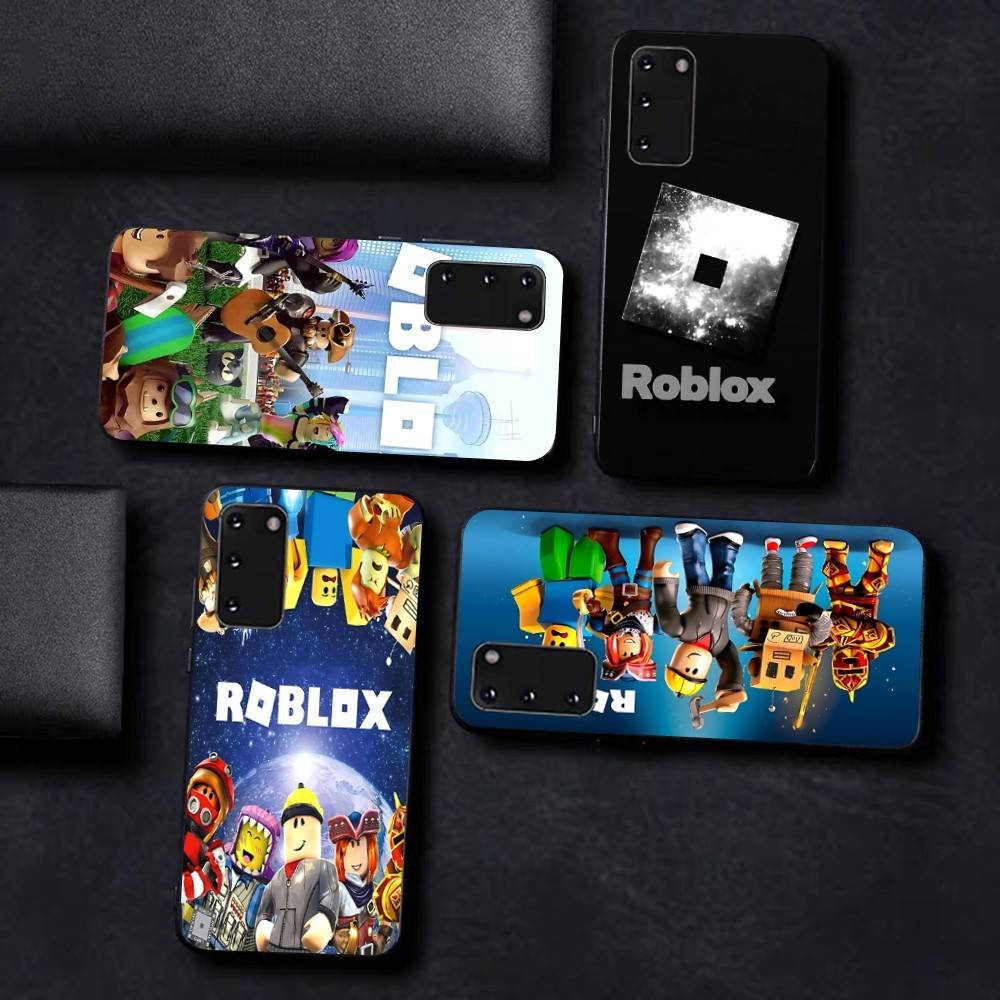 EZ27 R-Robloxs Phone Case For Samsung S 24 Fe 25 Ultra Plus 20 Lite 21 30 22 23 24 22 Ultra 5G Fundas
