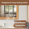 40×60cm Arched Wall Mirror with Wood Grain Frame, HD Shatter-Resistant Glass Decorative Mirror for Bathroom Bedroom Living Room Entryway