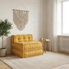 Modular Sofa Element Yellow 70x70x54 cm Fabric
