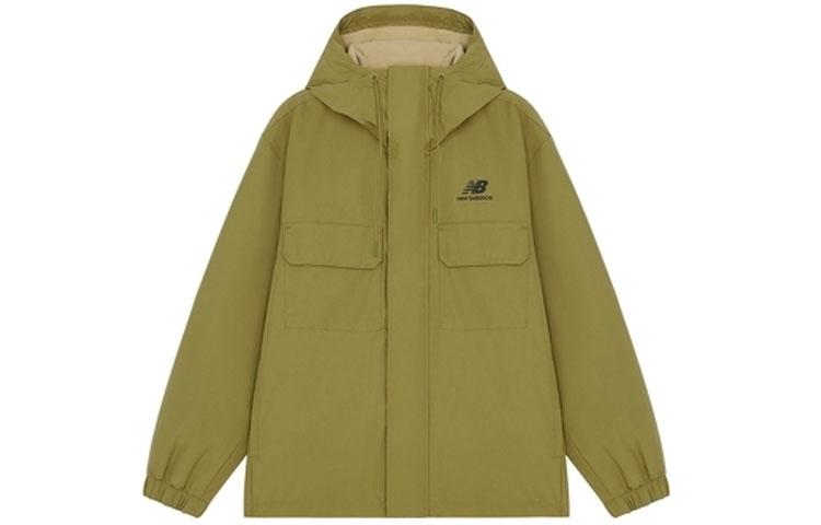 New Balance Куртки Мужские Зеленые С капюшоном Умеренные Другие AMJ14337-OV