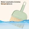 Small Broom with Dustpan Set with Handle Soft Bristles Handheld Countertop Mini Dust Pan with Broom Sweeper Set