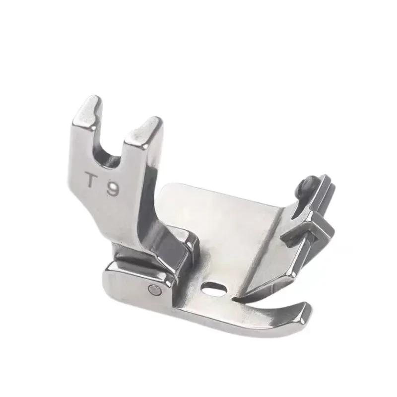 T9/F99 Регулируемая многофункциональная прижимная лапка для подгибки сложенных роликовых направляющих лапок плоской машины для промышленной швейной машины