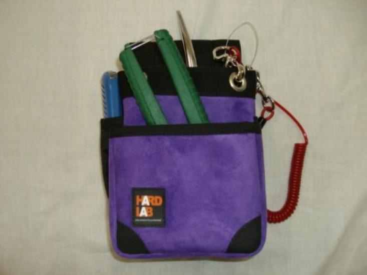 Kozuchi Hard Lab Small 2 (HARD LAB) Electrician's Bag, Tiers, Purple, HL-201P