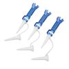 3pcs Flexible Golf Tees Set with 8 Claws Wear Resistance Portable Golf Training Ball Tees
