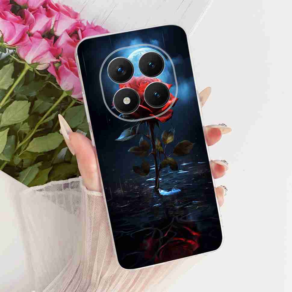 Для Xiaomi Redmi Note 15 Pro Plus ProPlus 5G Чехол Цветочный Мультяшный Чехол Мягкий Силиконовый Чехол Для Redmi Note 15 Pro+ Чехол