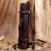 Handmade Leather Chef Knife Roll Bag: Culinary Travel Case