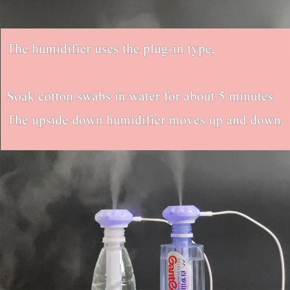 LED Lamp USB Air Humidifier ABS Car Purifier Portable Mist Maker  Home