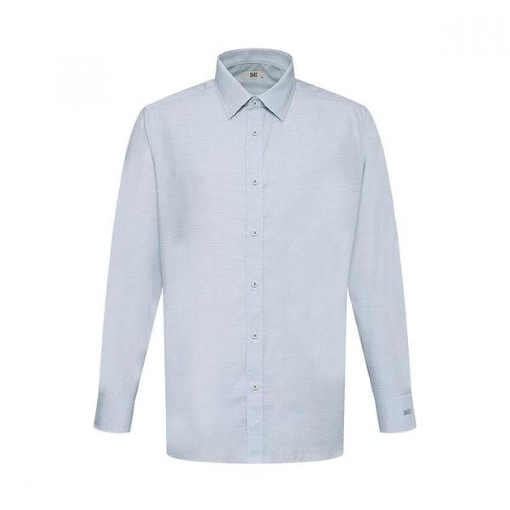 DakS Men S Micro Check Regular Fit Long Sleeve Shirt dma1Shdl122b1