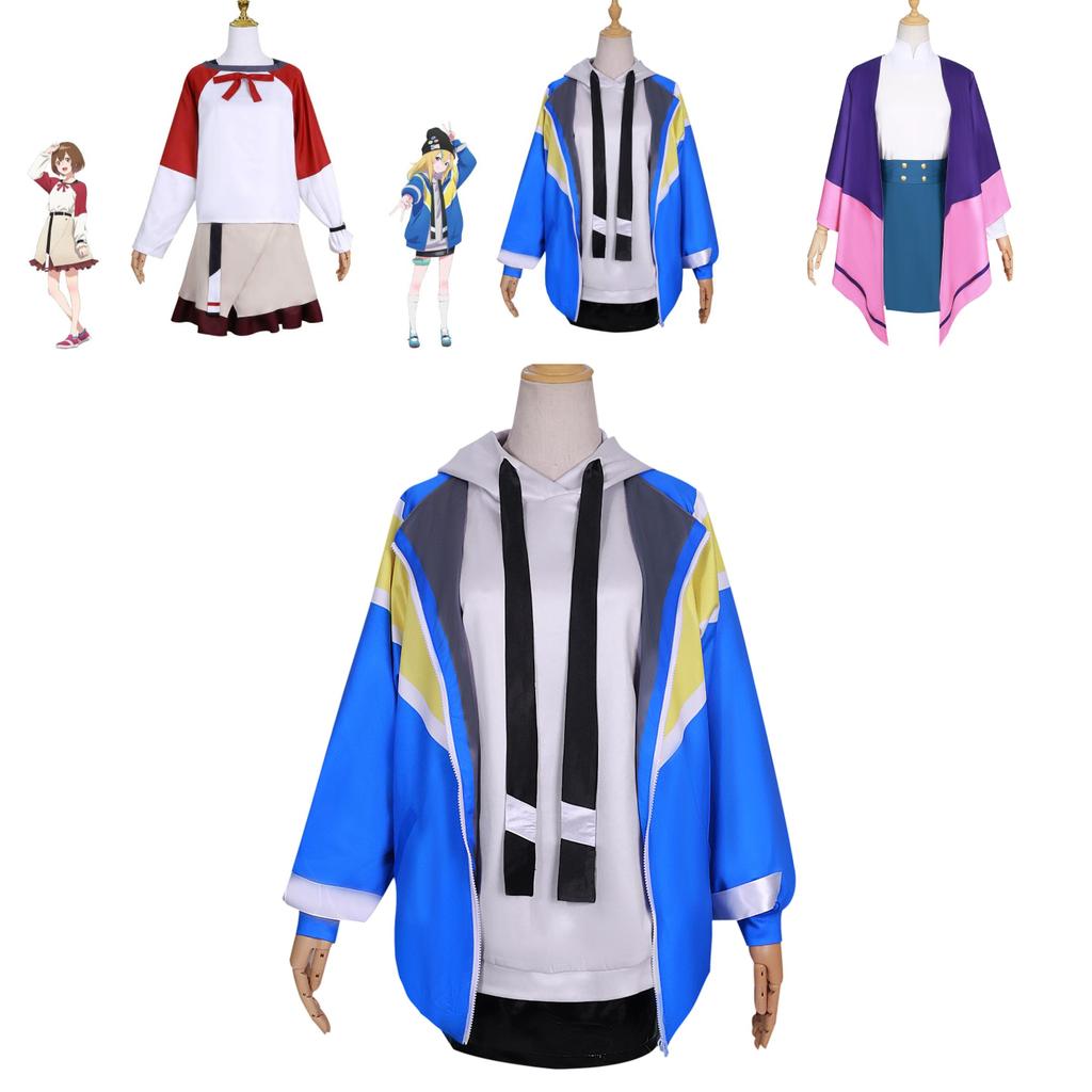 Japanese Anime Theme Cosplay Outfit With Hanae Natsuki And Kaede Higashiyama Characters Comfortable Casual Style Polyester Material Xs-xxxl