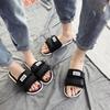 Тапочки для мужчин, летняя одежда, корейская версия для пар, нескользящие пляжные тренды, крутые тапочки в гонконгском стиле