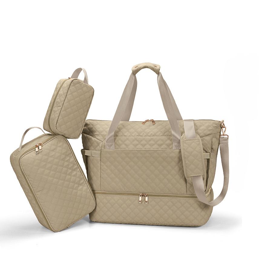 Mommy Bag Large Capacity Leisure Sports Diaper Bag Mother's Portable One Shoulder Travel Adjustable Trolley Luggage Bag Baby Bag