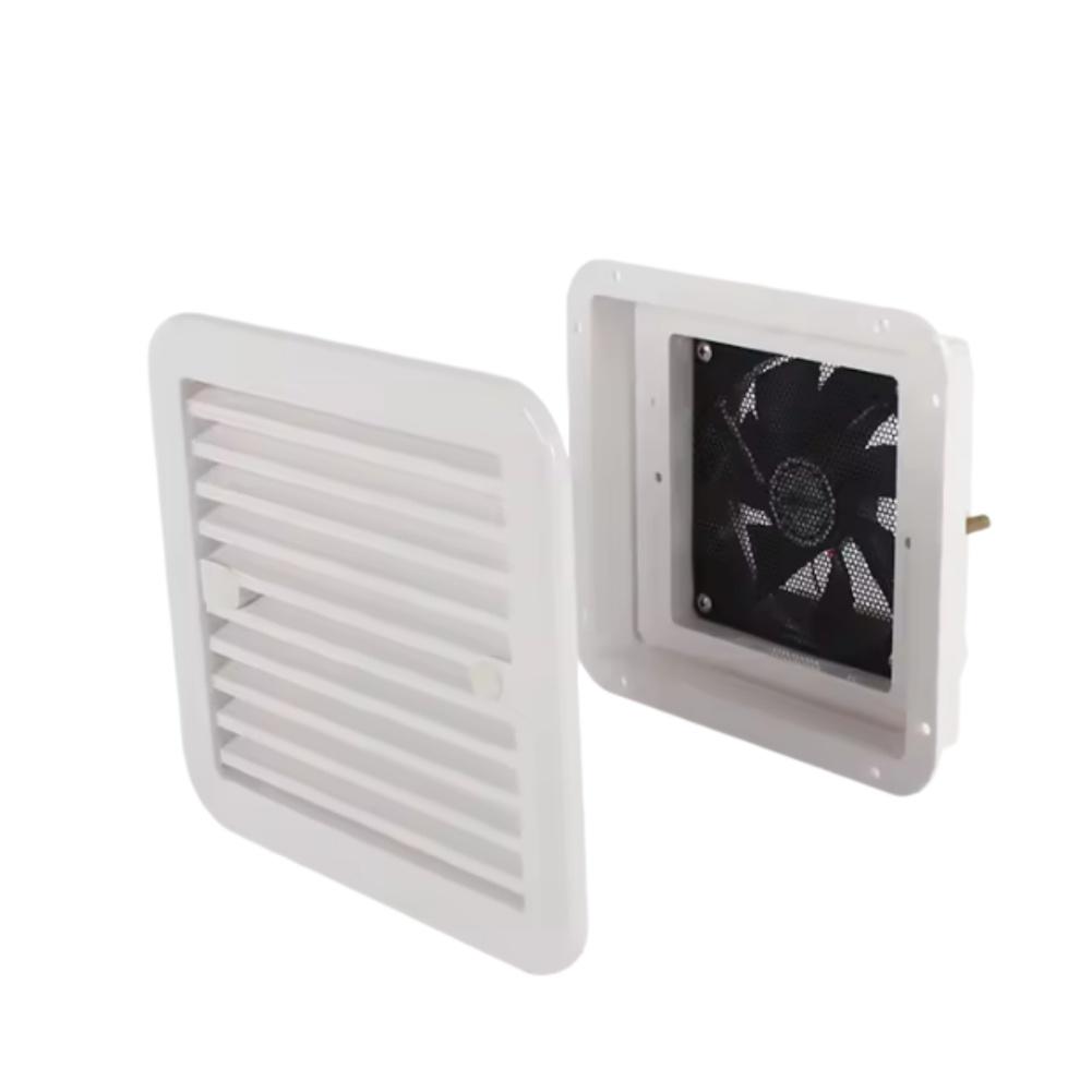 Low Noise Ventilator Trailer Air Vent For Caravan Cooling 12V Power Supply Dustproof Design Lightweight Plastic