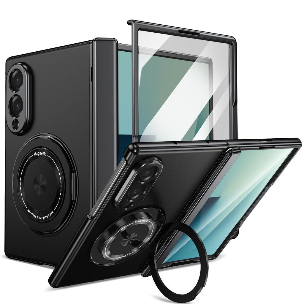 Rotatable Magnetic Wireless Charging Stand Phone Case for Samsung Galaxy Z Fold8 Ultra Fold 8 7 6 5 Glass Film Protective Cover