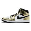 Air 1 Mid SE Metallic Gold Men Sneakers Black White DC1419-700