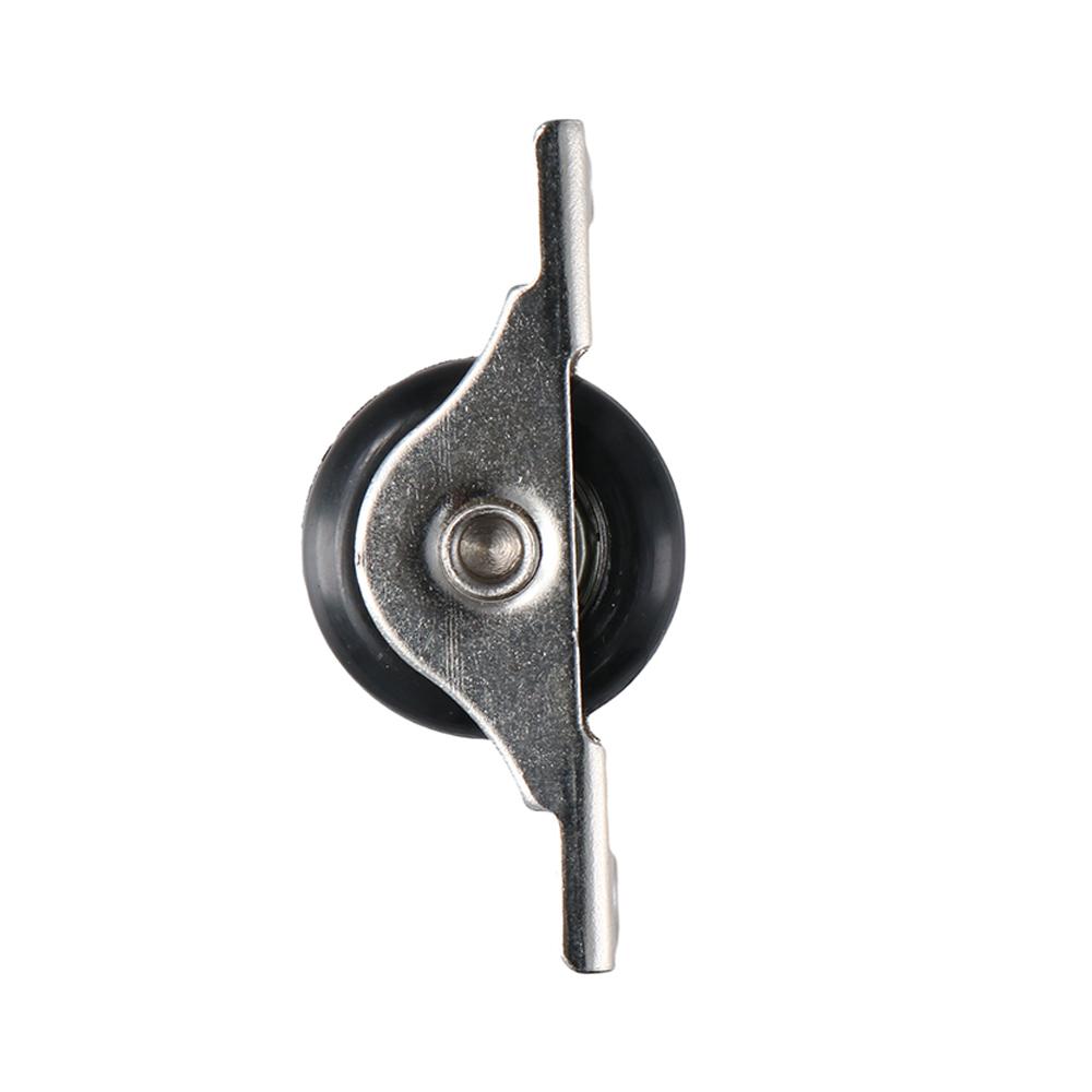 Heavy Duty Black Wheels 30mm/1.18" Dia Pulley Screen Door Rollers Furniture Roller Sliding Wheel