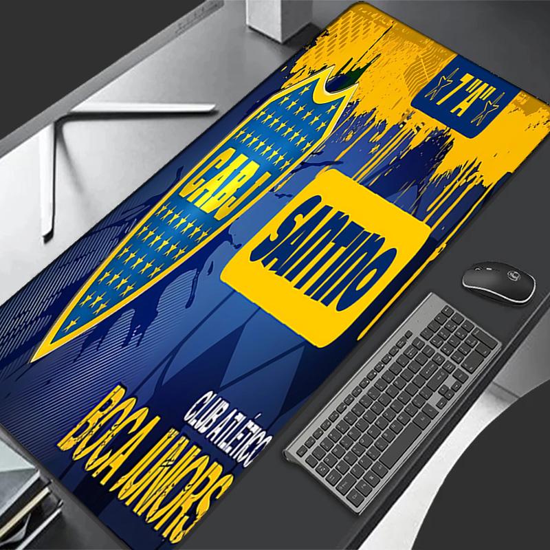 Club Atlético Boca Juniors Theme Premium Non-slip Mouse Pad with Stitched Edges,Durable Rubber Material,for Desktop & Gaming Great Gifts