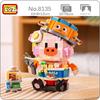LOZ 8135 Animal World Seafood Instant Noodle Pig Food Market Pet DIY Mini Diamond Blocks Bricks Building Toy For Children No Box