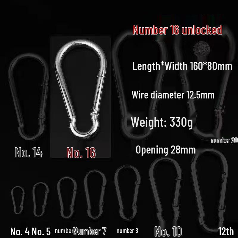 Galvanized Iron Safety Clasp Hook Bolt for Chains