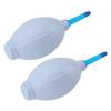 2pcs Ear Syringe Rubber Ear Washing Squeeze Bulb Single Handed  Ear Suction Bulb for Wax Re