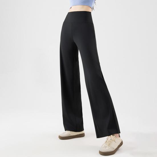 Women Yoga Pants High Waist Wide Leg Pants Breathable Lounge Trousers Spring Autumn Floor Length Pants for Women