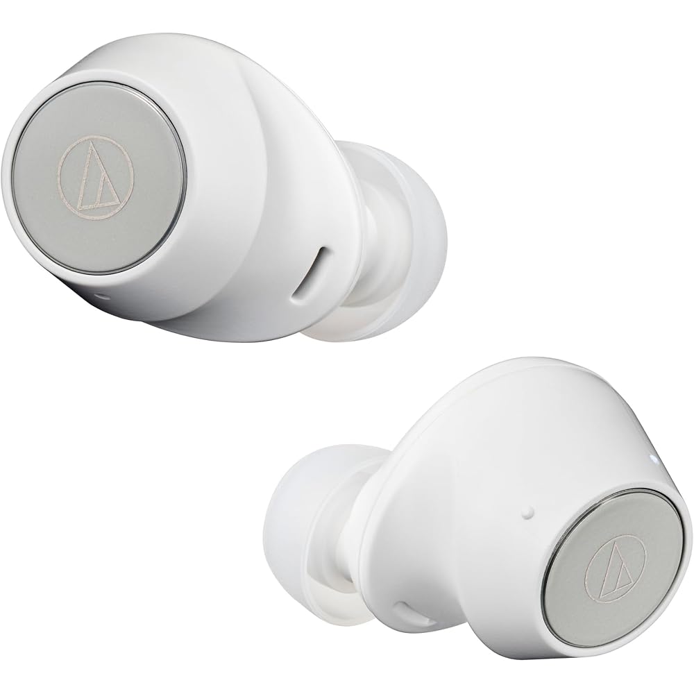 Audio-Technica ATH-CKS30TW WH Беспроводные наушники Bluetooth [Полностью беспроводные наушники / Глубокий бас / Рейтинг водо- и пылезащиты IP55 / Поддержка Multipoint