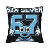 Trendy Home 67 Six Seven 6-7 Funny Meme Italian Brainrot Decoration Pillowcase Accessories  Pillow Covers Zipper Multi Size