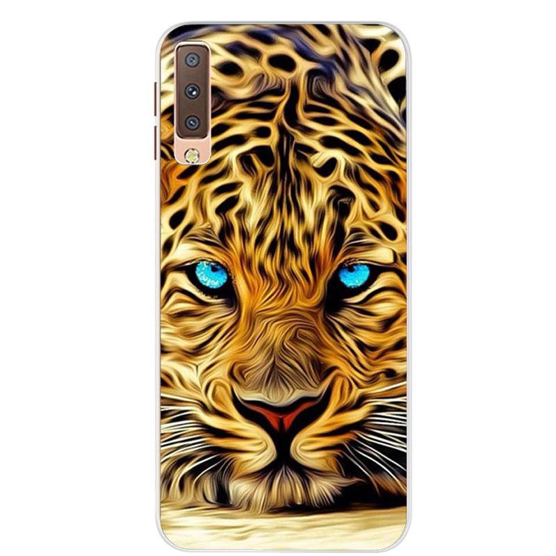 Чехлы для Samsung Galaxy A7 2018, силиконовый цветной чехол для телефона, чехол для Samsung A7 2018 A750 A750F, защитный корпус 6,0 дюймов