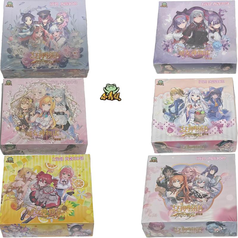 little frog New Goddess Story Collect cards One box contains 30 packs of cards Beautiful anime style gift toy collectibles