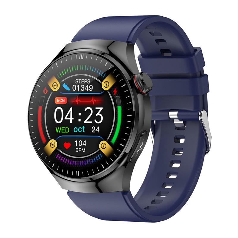 Smartwatch with ECG, Health Monitoring, SOS, Breathing Exercises, Uric Acid & Blood Lipid Tracking, WeChat & Sports Features