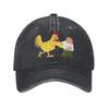Roger Ricky Spanish Families Cartoon Baseball Cap for Men Women Distressed Washed Headwear Unstructured Caps