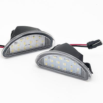 2 шт. 15 SMD светодиодный светильник для номерного знака автомобиля, лампа белого цвета, аксессуары, детали для Toyota Aygo MK I 2005-2014, автомобильный Стайлинг