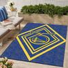 Golden State Warriors Design Area Rug - Non-Slip, Soft & Cozy Floor Mat for Living Room, Bedroom, Office - Indoor/Outdoor Decorative Carpet