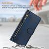 Flip Case for Realme V11 V13 V20 V23 V25 V50S V60 V60S Q3 Q3i Q5 Pro Q5i Q5X C61 C63 C65 C75 4G 5G Leather Wallet Cover Card Slot Bag Zipper Casing