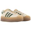 adidas Gazelle Bold Magic Beige Collegiate Green Женский ID7056