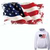 American Flag Patches A-level Washable Heat Transfer Iron On Patches DIY Accessory Print On Clothes