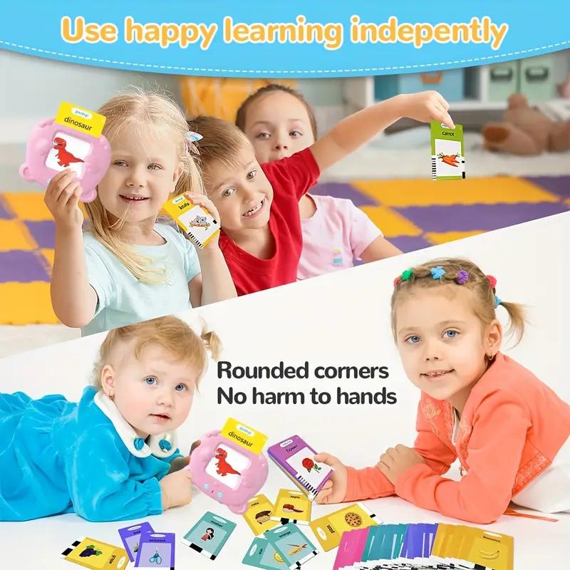 Раннее образование Флэш-карты Обучающие игрушки Говорящие карточки для детей Дошкольный английский Электронная аудиокнига Машина Подарок
