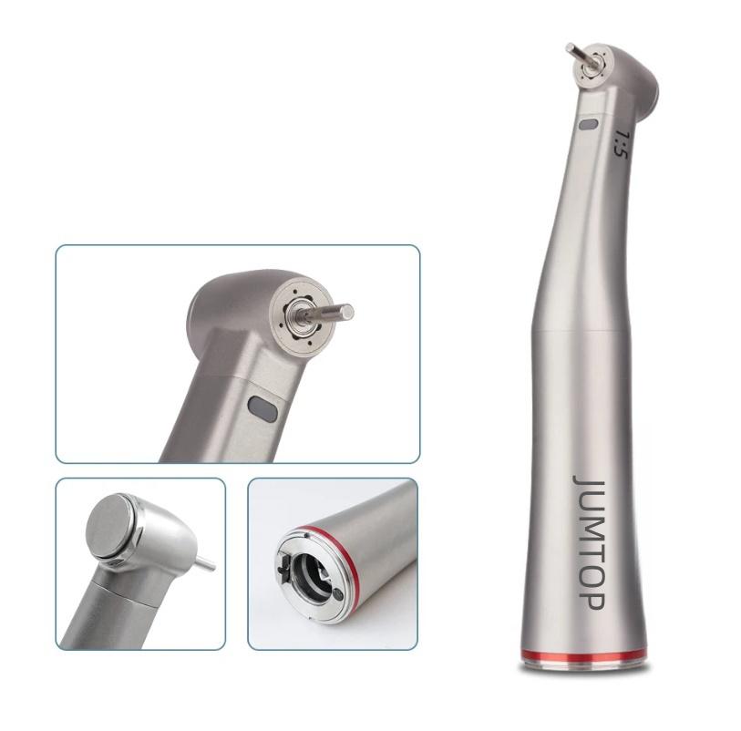 Стоматологическая 1:5 волоконно-оптических светодиодов, угловой наконечник с красным кольцом, керамический подшипник, внутренний 4-сторонний распылитель, кнопочный инструмент для стоматологии