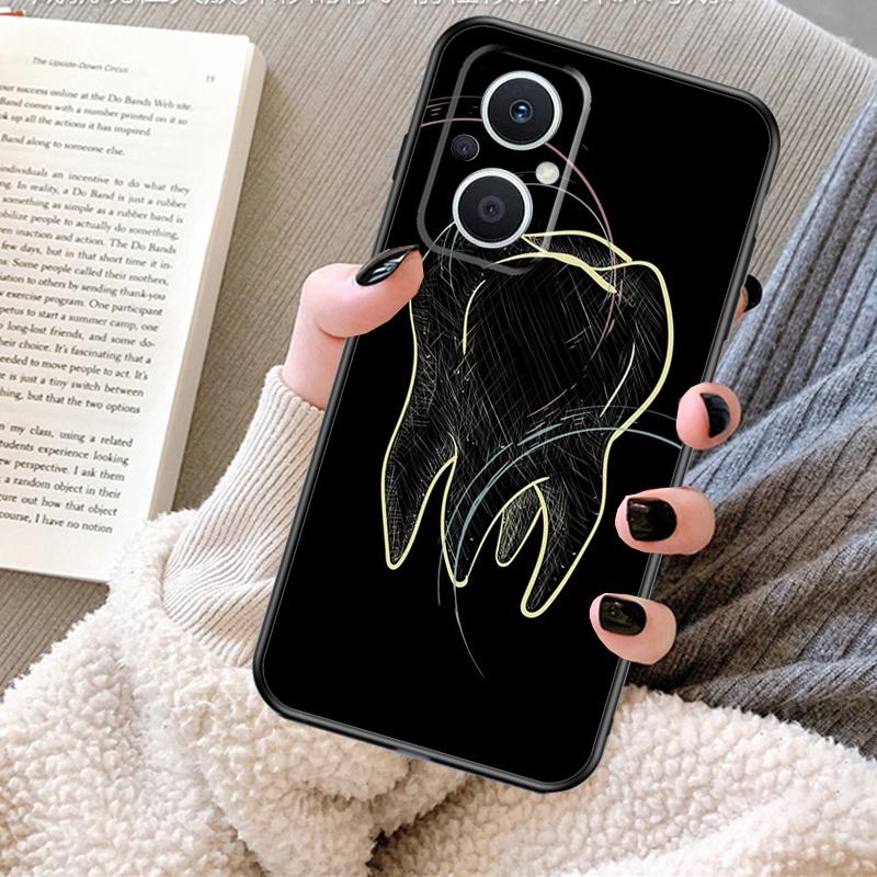 Чехол с рисунком зубов для стоматолога для OPPO Reno 12 F 13 13F 11F 8T 7 8 10 Pro OPPO Find X8 Pro X6 X3 X5 Lite Чехол Fundas
