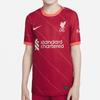 Футбольная форма NIKE - Ливерпуль Домашняя версия для фанатов Спортивный комплект - Детская футболка с коротким рукавом и шорты для мальчиков