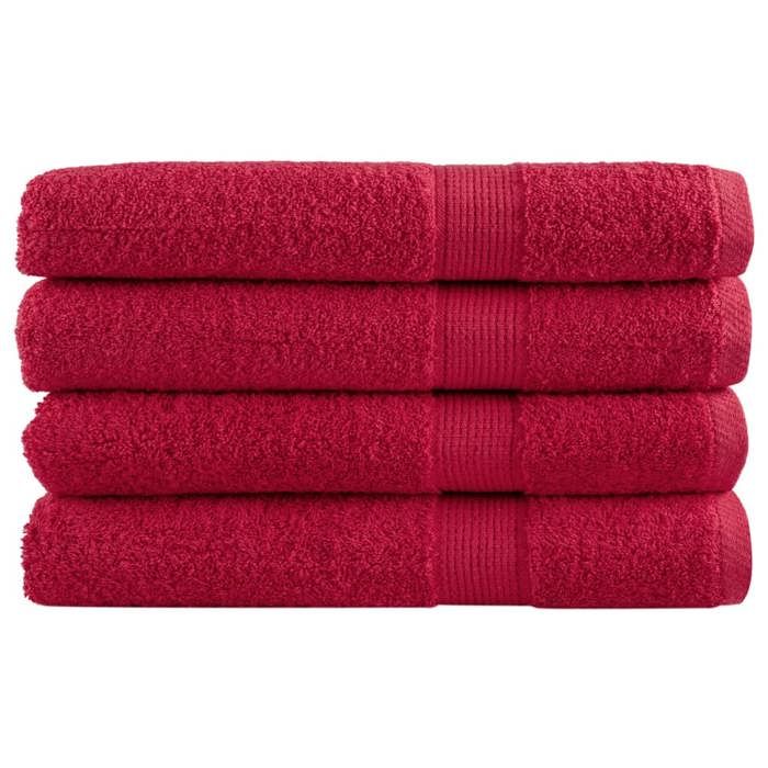 VidaXL Superior Quality Sauna Towels 4 Pcs, Sauna Pareos, Bath Sheets, Shower Towels Bathroom 137411