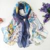 Outdoor Countryside Summer Sunscreen Scarf Beach Scarf Long Women'S Soft Women'S Decorative Thin Scarf Scarf