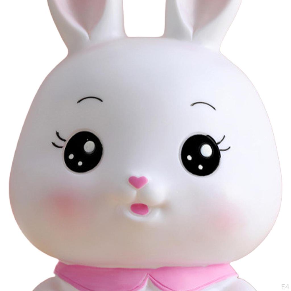 Фигурки кроликов, копилка, настольный милый небьющийся декоративный кролик, банка для экономии денег