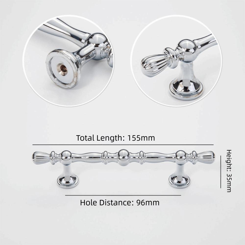 Nordic Style Wardrobe Door Handle Zinc Alloy Furniture Handle Door Pulls Wardrobe Drawer