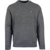 Polo FW23 Pony Logo Embroidered Crew Neck Long Sleeve Knit Sweater Men Sweater Gray MNPOSWE16820518-020