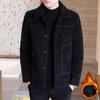 Winter Men's Wool Coat Mink Clothes Men's Thickened Jacket Winter Coat Autumn and Winter Woolen Coat