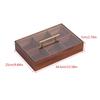 Stylish Candy Box Elegant Wood Dry Fruit Container with Cover for Living Room Elegant Snack Organizer for Household Use