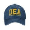 Кепка-бейсболка с принтом DEA, женская, мужская, на заказ, DIY, тракер, летняя, уличная одежда, для бега, хиппи, высокое качество, кепки-бейсболки